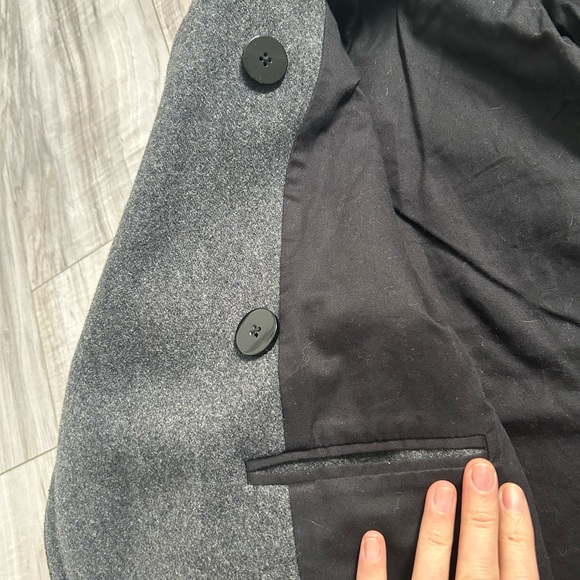 GAP gray sturdy whool coat S - Picture 6 of 8